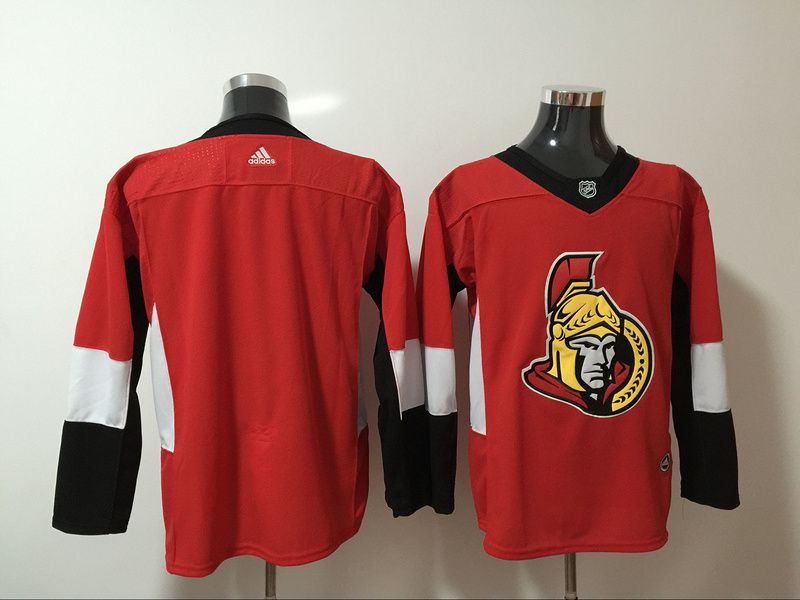 Men Ottawa Senators Blank Red Hockey Stitched Adidas NHL Jerseys
